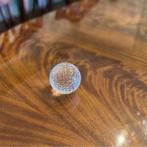 Glass Golfball Decorative Paperweight